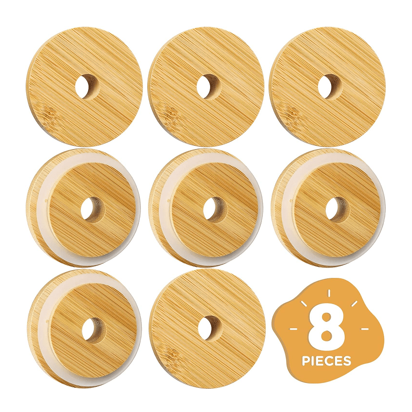 5pcs/8pcs 70mm Diameter Bamboo - Bean Hopper Lid ulasan dan harga