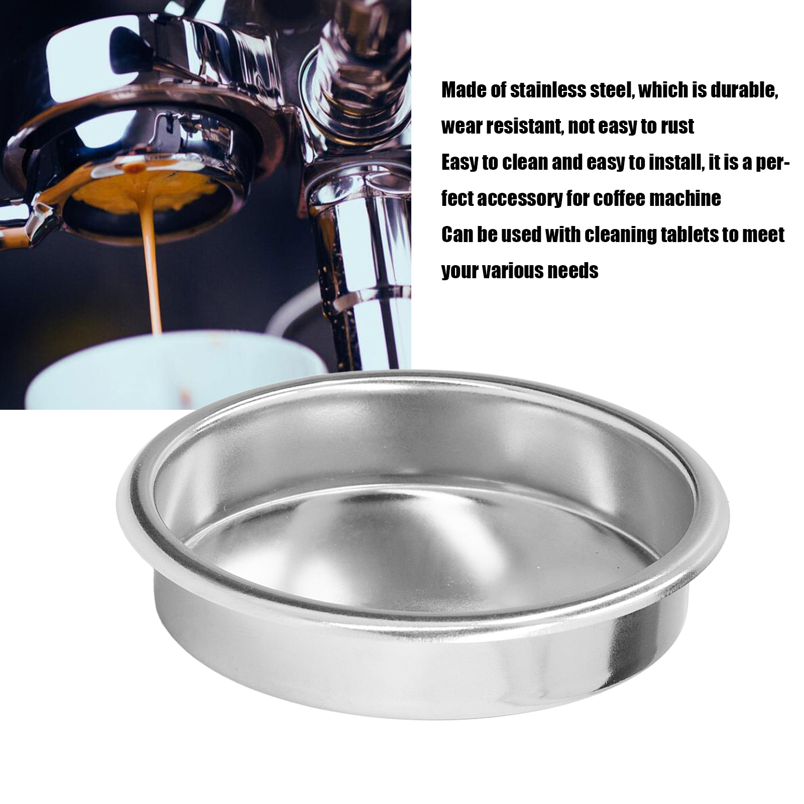58mm Stainless Steel Backflush - Blind Filter Disc ulasan dan harga
