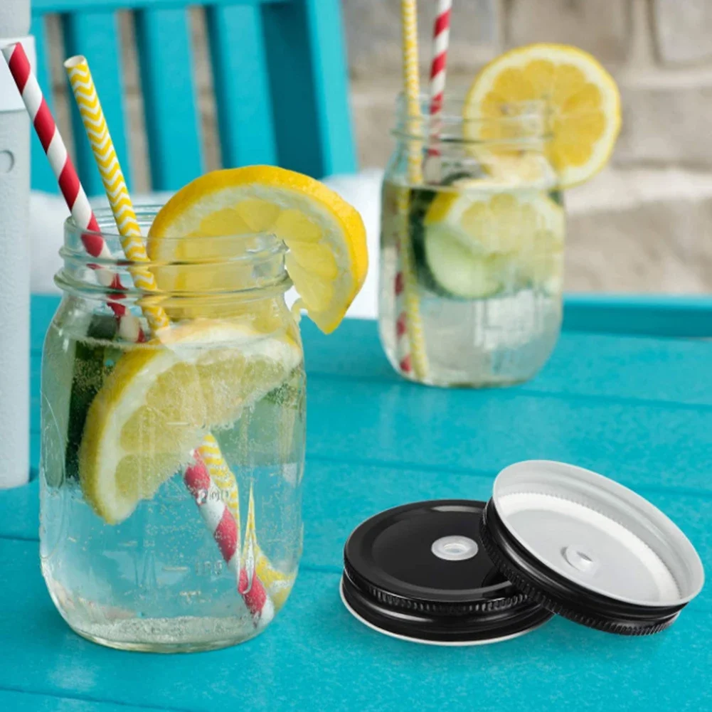 10Pcs 70mm Mason Jar Cap with  - Bean Hopper Lid ulasan dan harga
