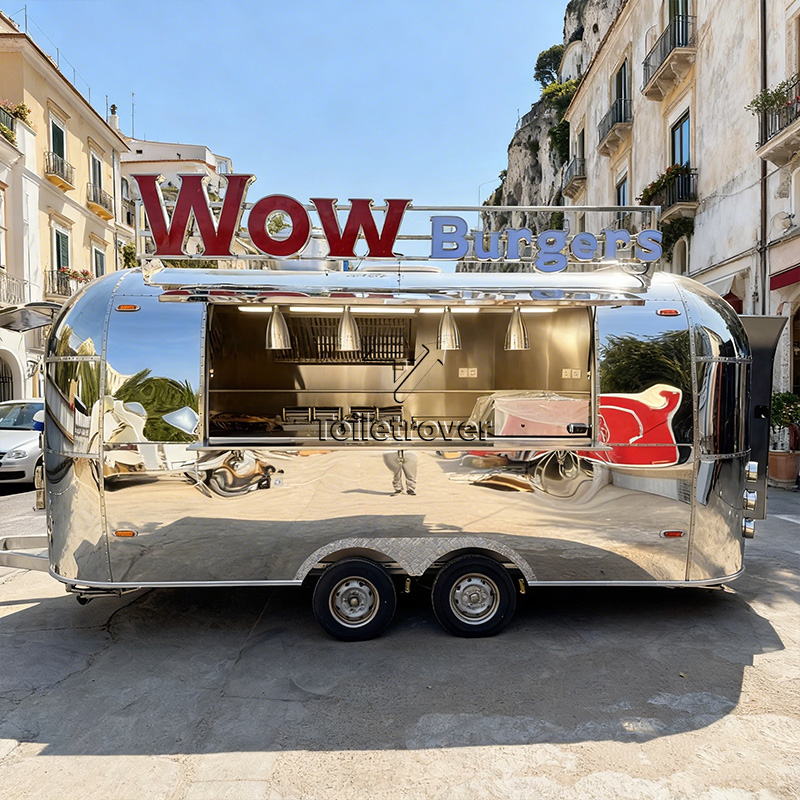 Stainless Steel Food Trailer F - Coffee Equipment In China ulasan dan harga
