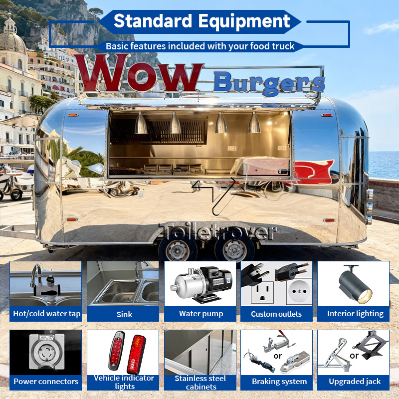 Stainless Steel Food Trailer F - Coffee Equipment In China ulasan dan harga
