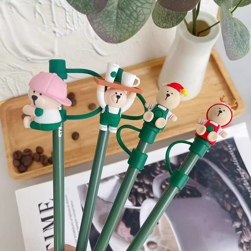 Cute Silicone Straw Cover For  - Bean Hopper Lid ulasan dan harga