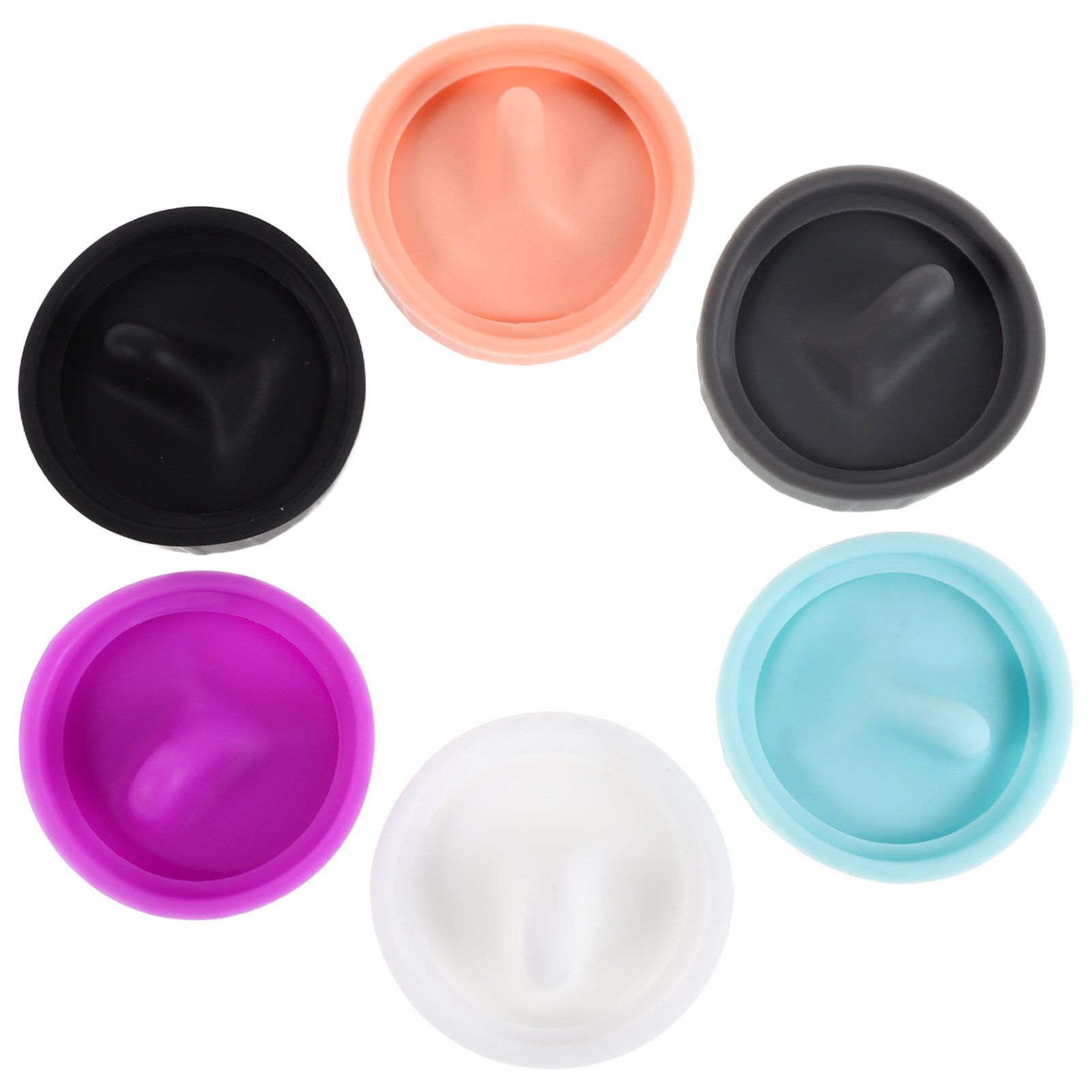 6Pcs Silicone Bottle Mouth Sto - Bean Hopper Lid ulasan dan harga