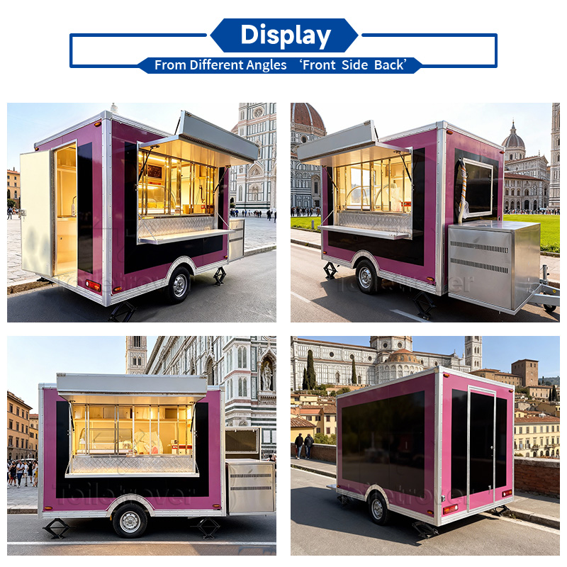 Outdoor Mobile Food Truck Trai - Coffee Equipment In China ulasan dan harga