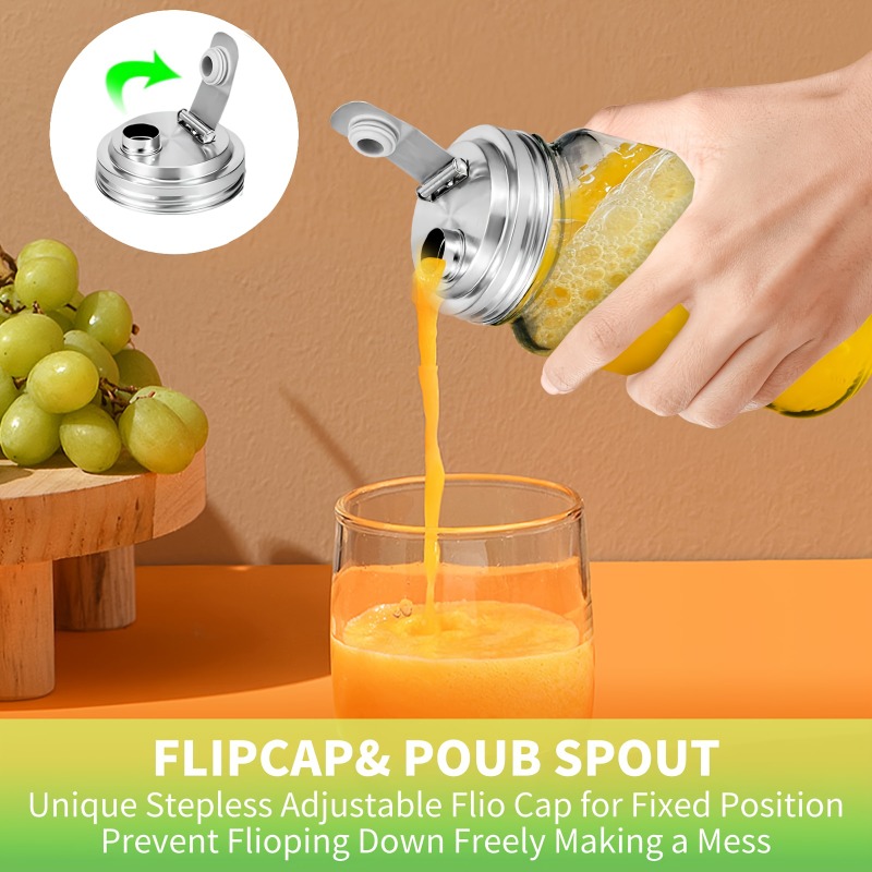 1/2Pack Mason Jar Stainless St - Bean Hopper Lid ulasan dan harga